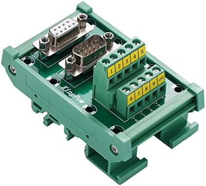 Connettore D-Sub DB9 Maschio Femmina Con Interfaccia Per Montaggio Su Guida DIN