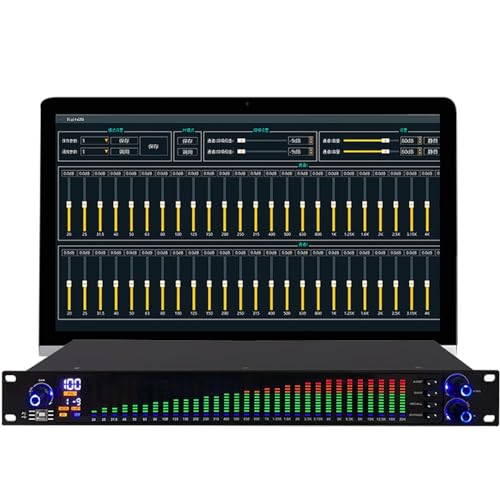 Ecualizador Estéreo Profesional de 31 Bandas Gráfico para DJ, Karaoke y Actuaciones en Escenario (Color: Único) miniatura 1