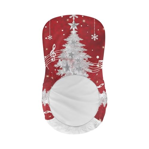 Image of Bar Stool Covers with Backs Christmas Tree Decor Height Mid Low Back Chair Protector Stain Resistant Bar Stool Chair Covers Counter Height Chair Covers Set of 2