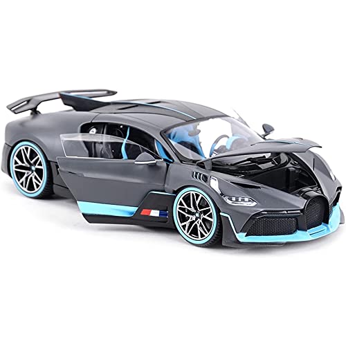 Image of 1:32 Diecast Metal Car Model Divo Toy Cars for Kids Pull Back Openable Doors with Light Sound,multicolor