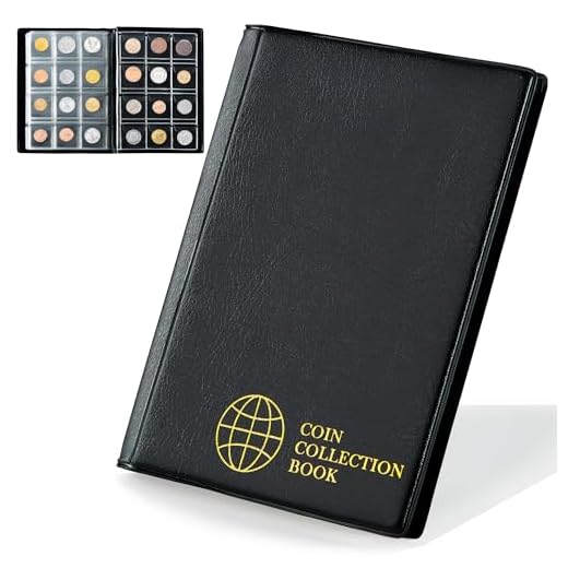 Coin Collection Album with 120 Pockets