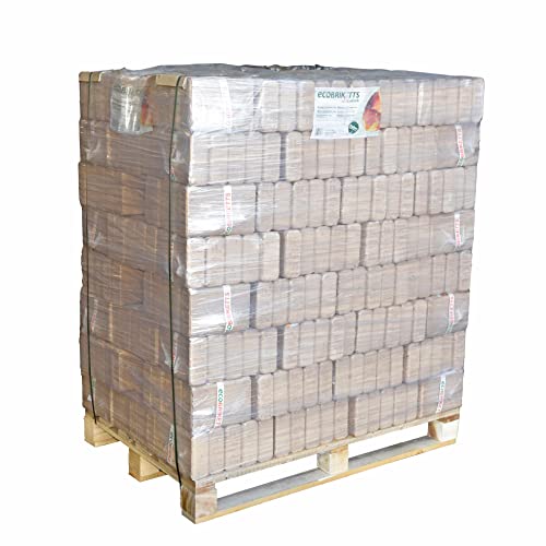 ESTEXO Holzbriketts RUF Hartholz Briketts Kamin Ofen Brennholz Kaminbriketts Holz (960 kg)