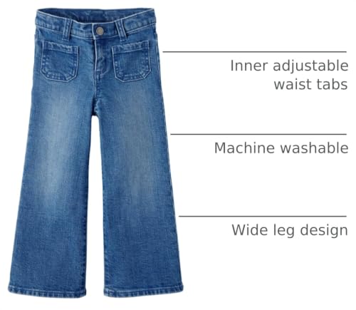 Image of Gymboree Girls' and Toddler Wide Leg Jeans