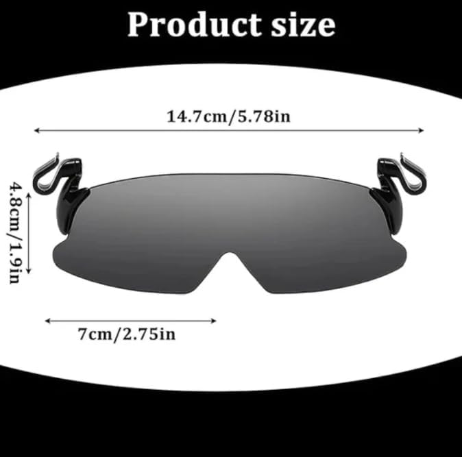2026 New Polarized Clip On Cap Sunglasses, Fishing Cycling Hunting UV Protection Sunglasses - Image 6