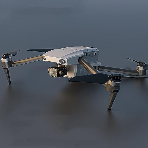 WESTN Adecuado para Adultos Principiantes Y Niños RC Quadcopter, FPV RC Drone Plegable con Cámaras Duales HD WiFi, Motores Sin Escobillas, Cardán De 3 Ejes, Auto Hover, Waypoint Flying