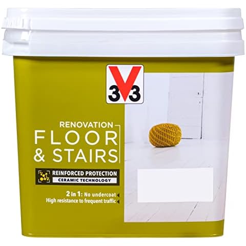 V33 - Renovation Floor and Stairs Paint - 750ml - Cotton Cover
