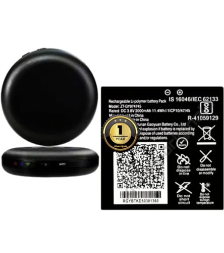 Image of ZT-GY974745 Battery for Jio WiFi Dongle JMR815 JMR1040 Wireless Router Battery with 1 Year Warranty** (V87)
