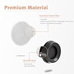 CAFEMASY Plunger Rubber Gasket with Reusable Stainless Steel Filter Replacement Parts Coffee Accessories Tools Compatible with Aeropress and Aeropress Go Portable Espresso Maker, CMAEA005 - Image 3