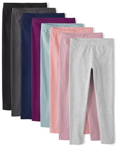 The Children's Place Baby Girls' Assorted Solid Leggings