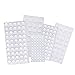 Lagrimas Silicona, JTDEAL 214pcs Gotas Silicona Adhesivas, Topes Adhesivos Transparentes, Almohadilla Autoadhesiva, Pies de Goma Pad Hemisférica de puerta de muebles pad (5 tamaños)