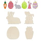Embhlitfe Juego de 36 piezas de manualidades de madera para niños, 12 estilos de adornos de madera en blanco que incluyen mariposas, abejas, caracoles, flores para pintar, manualidades, hogar