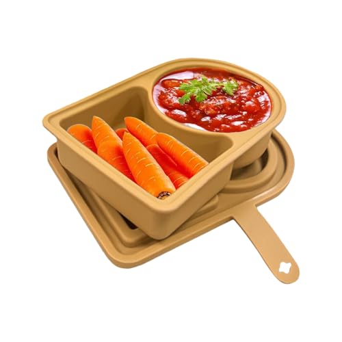 Cajas De Snacks - Recipientes Para Salsas, Condimentos y Trettes | Cajas De Comida Antifugas, Contenedores De Porción Para Almacenamiento De Alimentos Para Verduras, Ensaladas Y