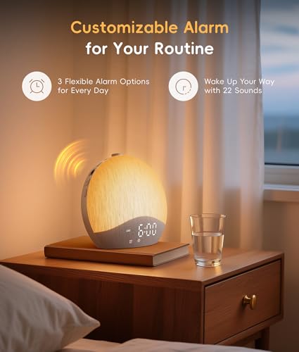ecozy Sunrise Alarm Clock, White Noise Machine, Sound Machine for Bedroom - Image 4