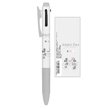 Amazon | ミッキー＆ミニー[黒赤2色ボールペン]ビクーニャ2色