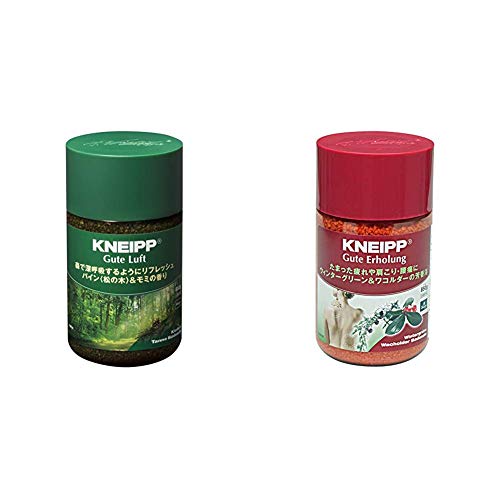 【セット買い】クナイプ バスソルト グーテルフト パイン<松の木>&モミの香り 850g & バスソルト グーテエアホールング ウィンターグリーン&ワコルダーの香り 850g [医薬部外品]