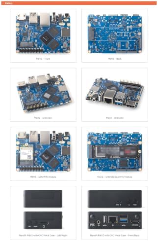 FriendlyELEC NanoPi M6V2 RK3588S 8GB LPDDR5 6TOPS AI Single Computer Board - 4