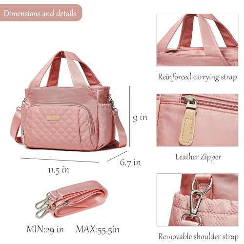 Bolso Tote Mediano para Mujer con Cremallera y Asa miniatura 5