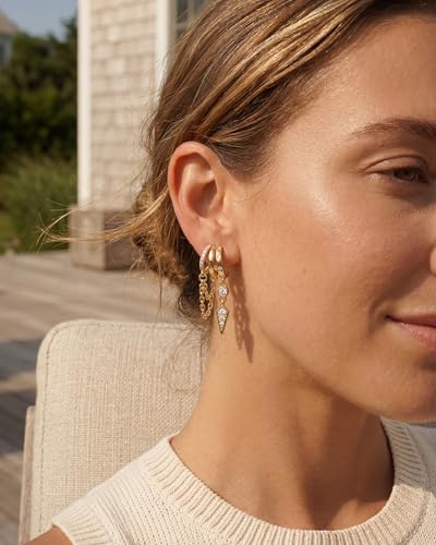 Gold Dangle Earrings DROPS TO - image 7