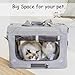 Large Cat Carrier Foldable Cat Crate, Collapsible Soft Dog Crate Carrier Kennel, Easy to Fold & Carry cat Crate, Lightweight Travel Pet Crate for Cats and Small Medium Dogs Indoor Outdoor Travel