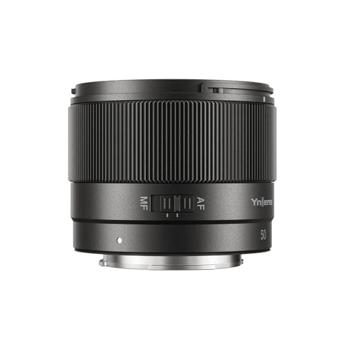 Image of YONGNUO 50mm F1.8S DA Lens for Sony E Mount, Auto Focus F1.8S Large Aperture APSC Frame Standard Prime Lens for Sony E-Mount Mirrorless Cameras (Black)