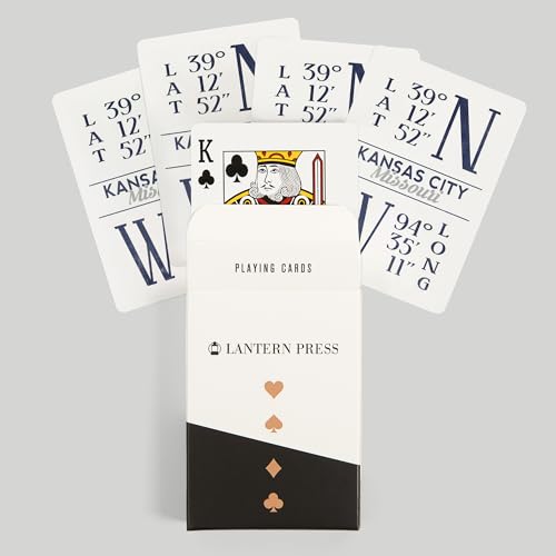 Baraja de póker Kansas City Missouri, 52 cartas miniatura 6