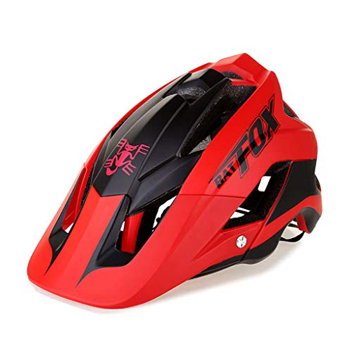 YHNMK Casco de Bicicleta Ciudad de Montaña Casco de Motociclismo Certificación CE,14 Agujeros Cycling Helmets,con Visera y Forro,para Ciclismo de Montaña Motocicleta Cover