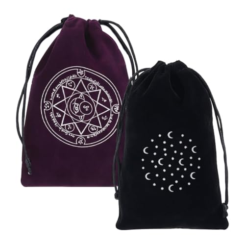 EIHI 2 Bolsas de Tarot, Octopus, Star y Moon, Bolsa de Joyería