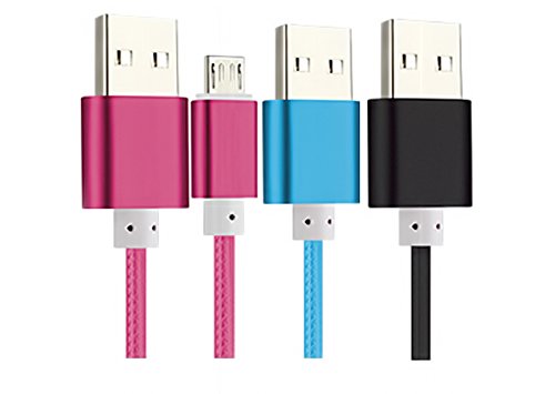 3Pack Micro USB Cable for All Amazon Kindle Fire HD,Kindle Paperwhite, Kindle Touch