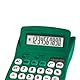 Lexibook - FRUITIES® Tischrechner mit neigbarem Display, 10-stellig, Grund- und erweiterte Funktionen, Große Tasten, Solar- und Batteriebetrieb, Grün, C210B