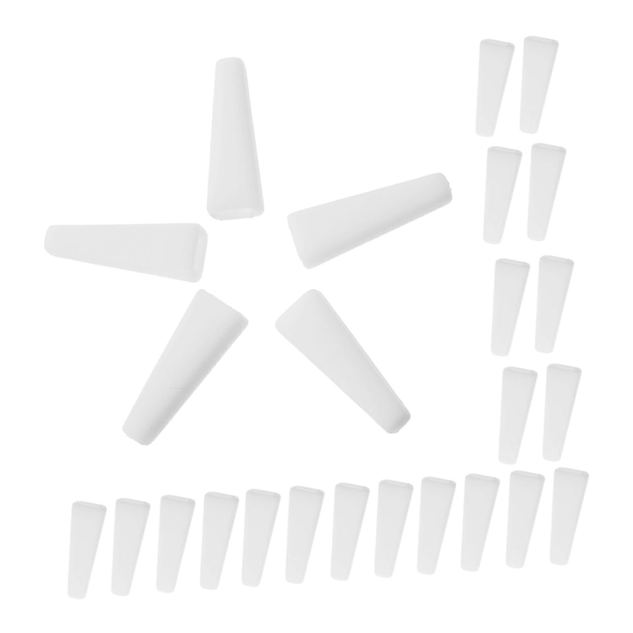 BESTYASH 100pcs Kitchen Knife Tip Protectors Transparent Elastic Cutlery Sleeves for Safety Reusable Covers Scratch Damage Prevention for Kitchen Knives