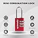 UP Security Small Lock with Code, Mini Combination Padlock, 3 Digit Keyless Combo Padlock, Aluminium Alloy Small Combo Lock for Luggage, Suitcase, Backpack, Bag Zipper, Tool Box, Case, Tiny Locker