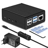 Fácil acceso a todos los puertos: la instalación es muy sencilla, mientras que todos los puertos permanecen fácilmente accesibles. Para GPIO, Micro HDMI, USB, tarjeta SD, fuentes de alimentación hay huecos en la carcasa.