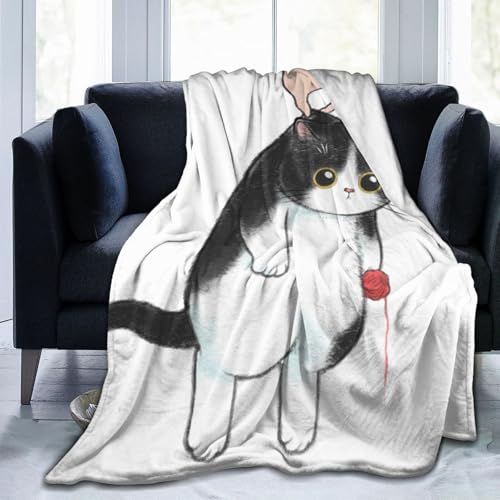 猫 6 掛け布団 敷き毛布 フランネル 吸湿発熱 タオルケット肌触り 軽く柔らかい 静電気防止 ふわふわ 両面使え 四季通用 子供用 寝具 抗菌防臭エアコン毛布