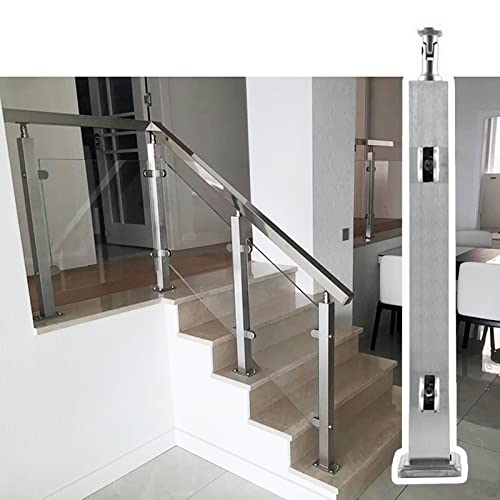 Poteau de garde-corps intérieur avec kit de pose facile 65cm
