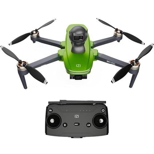 Image of IZI Sky Pro 4K Camera Drone, 540 Obstacle Avoidance, UHD 20MP, 5KM Live Video, 32 Mins Flight, 3-Axis Gimbal, 4X Zoom, Wide Angle, Vertical Shooting, 10+ Flying Modes, RTH, GPS UAV, 1-Year Warranty