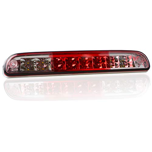 Led 3Rd Brake Light For 99-16 Ford F250 F350 F-450 F-550 Super Duty 93-11 Ford Ranger, 01-05 Ford Explorer Sport Trac High Mount Stop Light Cargo Lamp (Chrome Housing Red Lens) #TOP7