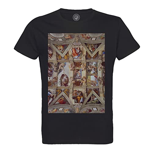 T-shirt homme coton bio Chapelle Sixtine confortable et respirant pour l'été