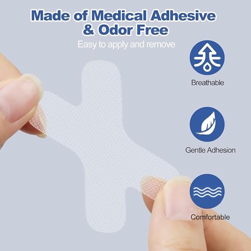 Image of BOGOTA 60 Pcs Sleep Strips Anti Snoring Mouth Tape for Sleeping Strips Anti Snoring Devices Advanced Stop Snoring Mouth Tape for Better Nose Breathing Mouth Closing Tape Sleep Aids Snoring Reduction
