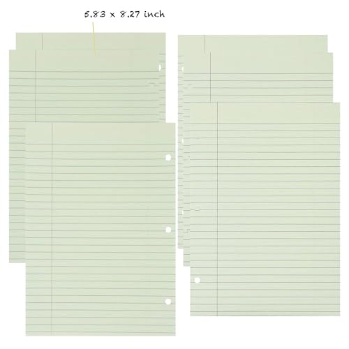 Feuilles volantes lignées université avec calendrier non daté - 5