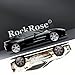 RockRose 2026 Ultra Gloss Black Vinyl Wrap for Cars 12 in x 5FT - Self Adhesive Car Wrap Vinyl Roll, Anti-Wrinkle & Air Release, Durable Piano Black Gloss Finish for Exterior & Interior