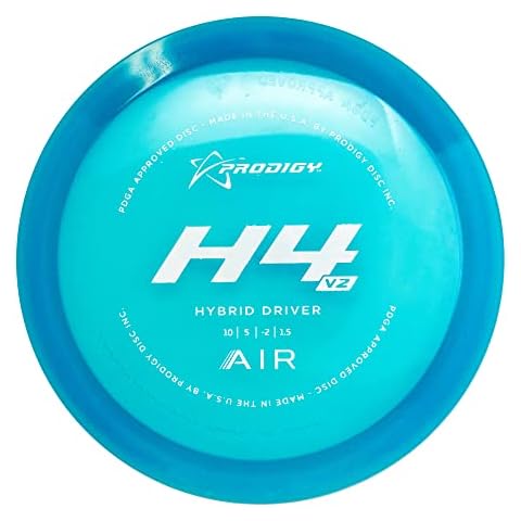 Prodigy Disc H4 V2 AIR Hybrid Driver | Understable Disc Golf Driver | New Lightweight AIR Plastic | Slightly Understable for Maximum Distance & Straight Flight | Colors May Vary (150-159g) Cover