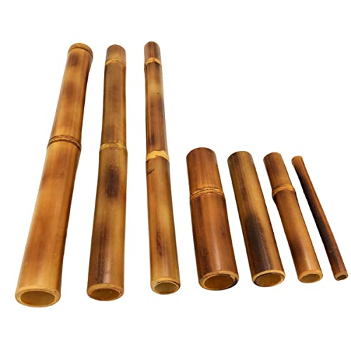 Kit Bambu Para Massagem 7 Peças Modeladora Corporal E Facial