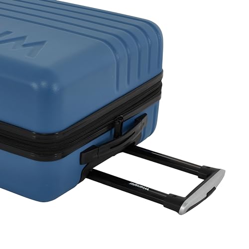 Image of Wrangler Quest Luggage Set, Vallarta Blue, 3 Piece Set (30 inch /26 inch /22 inch)