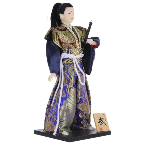 Figura de Samurai Japonés Tradicional 30 cm miniatura 1