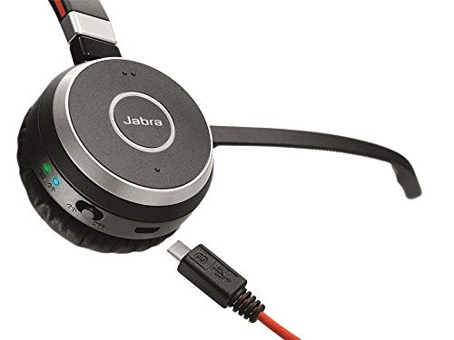 Jabra Evolve 65 Casque Bluetooth USB Bundle | Bonus – Premium Micro Coussins Inclus | NFC | Windows PC, Mac, Smartphone… - Les Beatles, Paul McCartney, John Lennon, RIngo Starr, George Harrison Jabra Evolve 65 Casque Bluetooth USB Bundle | Bonus - Premium Micro Coussins Inclus | NFC | Windows PC, Mac, Smartphone… – Image 3