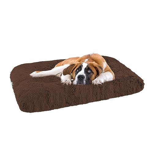 Lettino calmante per cani: funziona alla grande come cuccia per animali domestici da sola o da posizionare all'interno di una gabbia/gabbia per il comfort ideale. Può proteggere le vertebre del cucciolo e molto adatto per animali domestici anziani e disabili.