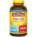 Nature Made Fish Oil Omega 3 Supplements, 2000mg Per Serving Softgels, Omega 3 Fish Oil for Healthy Heart Support, 250 Softgels, 125 Day Supply