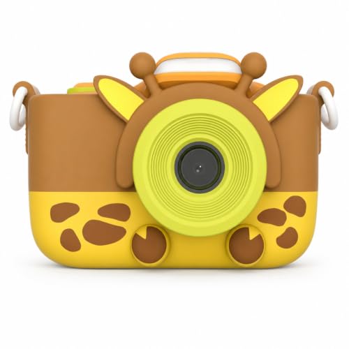 myFirst Camera 3 - Appareil Photo numérique pour Enfants, caméra vidéo pour Tout-Petits, 16 MP, 1080HD, Carte microSD, avec Objectif Selfie et Macro, Flash LED, Cordon de Cou, pour Enfants de 3,Jaune