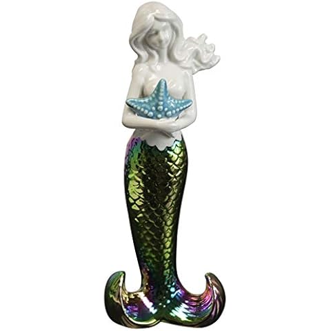 Sea Creations Ceramic Mermaid Figurine 11" Perfect for Any Room Decor Cover