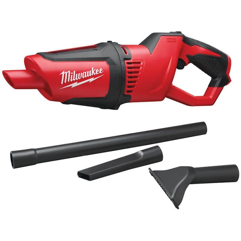 Milwaukee - Kompaktowy odkurzacz budowlany 12 V Li-Ion 31.1 mbar bez baterii i ładowarki - M12 HV-0